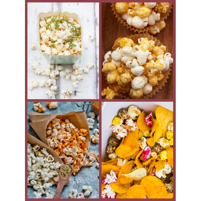 Машина для попкорну 3,5 л у вигляді візка, 1200 Вт, червона HOUSNAT