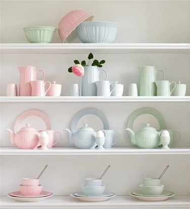 Тарілка обідня 26,5 см, світло-зелена Alice GreenGate