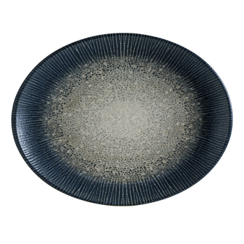 Блюдо овальное 31*24 см, синее, Arctic Moove, GenWare