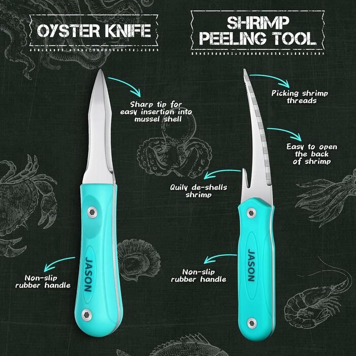 Набір інструменти для морепродуктів 5 шт JASON