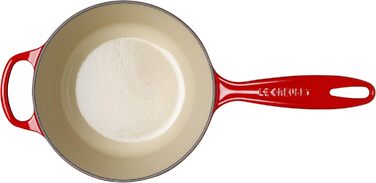 Чугунный сотейник Ø 20 см, 2,5 л с крышкой, вишнево-красный Signature Le Creuset