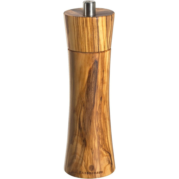 Франкфуртський млин для перцю, оливкова деревина, оливкова деревина 18 см 18 см млин для перцю, 022223