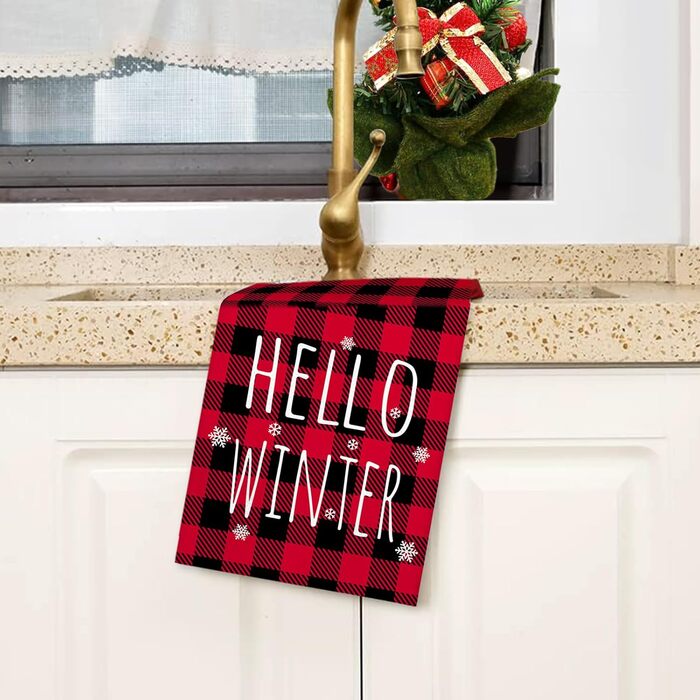 Набір з 2 різдвяних кухонних рушників 45 x 65 см, набір F Ohok