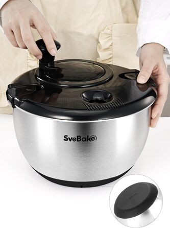 Спіннер для салату 4,5л SveBake