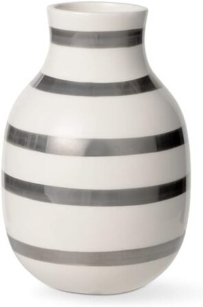 Ваза 12,5 см біло-срібляста Omaggio Kähler