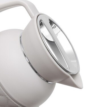 Термоглечик Fissman 1000 мл, колір сірий пластиковий корпус зі скляною колбою (19855)