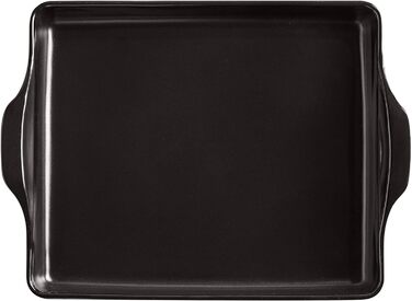 Глибока форма для випікання прямокутна 40 x 32 см, антрацит Emile Henry