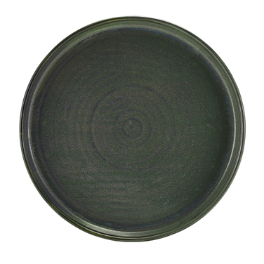 Презентаційна тарілка з бортиком 26*h 3.3 см, зелена, Terra Porcelain Aqua Green, GenWare