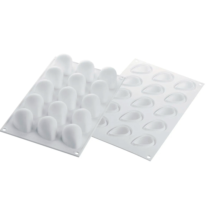 FRAGOLA 30   Форма силіконова 48 x 37 h33 mm, 30 ml X 15 шт ( форма + катттер)