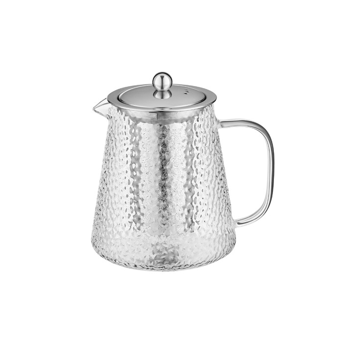 ARDESTO Заварник Gemini, 950 мл, боросилікатне скло, нержавіюча сталь