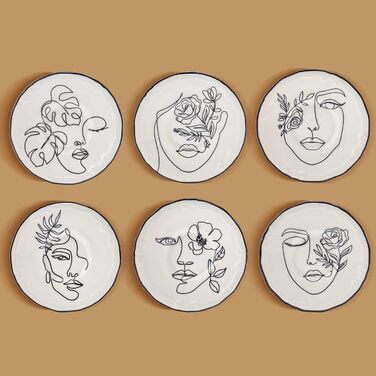 Набір тарілок для торта на 6 персон, 6 предметів KARACA