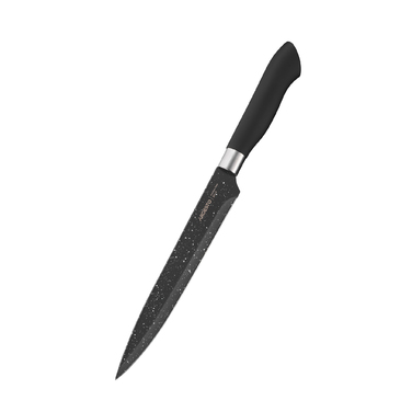 ARDESTO Набір ножів з блоком Gemini, 6 предметів, нержавіюча сталь, пластик, чорний