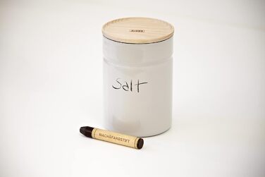 Банка для зберігання 18 см, біла Riess