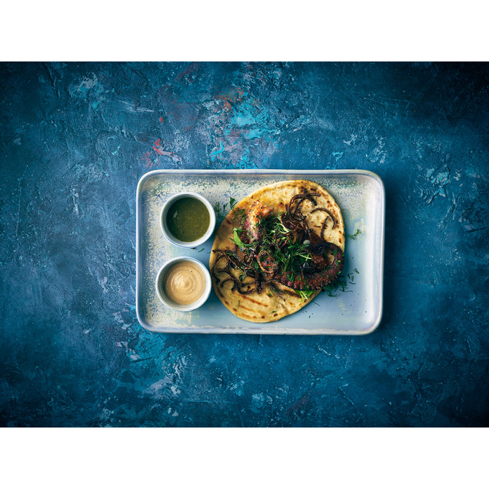 Соусник 6.7*h 3.6 см, 70 мл, блакитний, Terra Porcelain Seafoam, GenWare