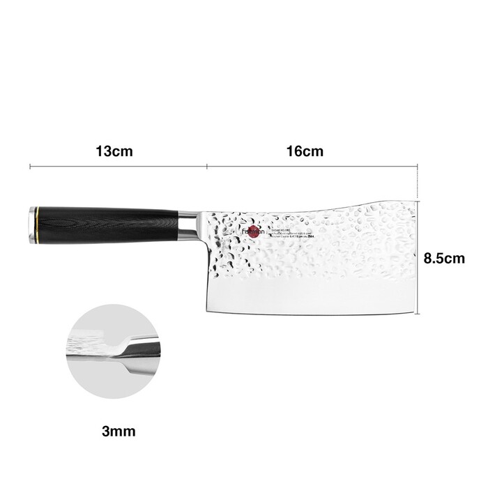 Кухарська сокира Fissman KOJIRO 16 см (2564)