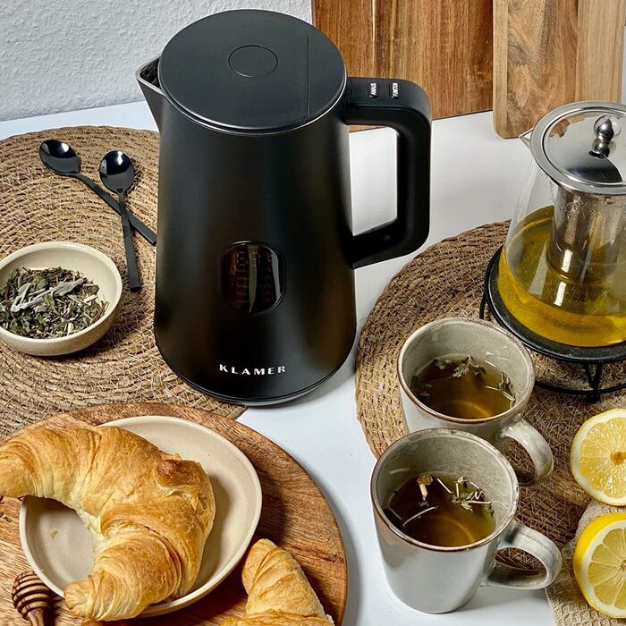Электрочайник 1,5 л черный Klamer