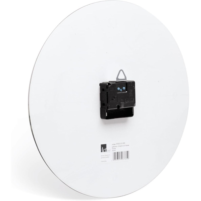 Настінний декор Настінний годинник без цокання Скло Ø 30 см Круглий Безшумні фрукти Фрукти Апельсин у воді Фрукти Сучасна їжа T5UI (Лимон у кубику льоду, радіогодинник)