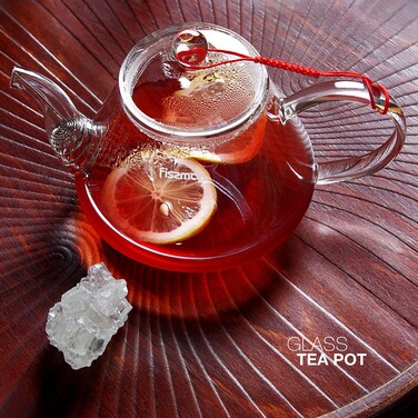 Заварочный чайник Fissman 600 мл со стальным фильтром (9361)