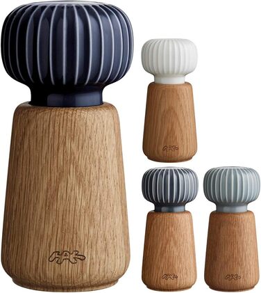 Млин для спецій Khler Hammershøi - зручний данський млин для спецій, (антрацитовий сірий, H14 см, одинарний)