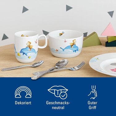 Набір дитячих столових приборів, 4 предмети в подарунковій упаковці Happy as a Bear Villeroy & Boch