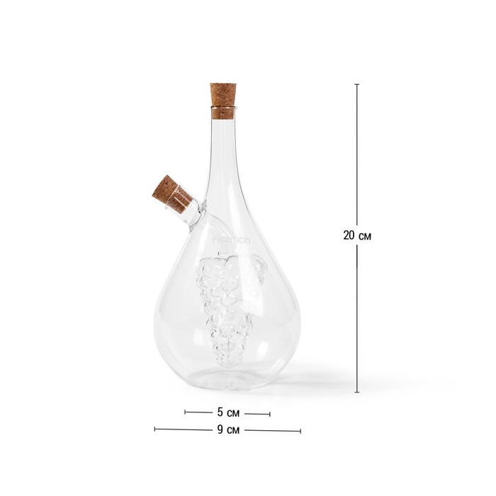 Пляшка для олії і для оцту Fissman 50/500 мл 2 в 1 (9441)