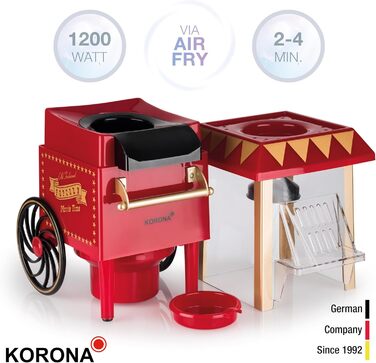 Машина для цукрової вати Korona 41200, пластик (машина для попкорну)