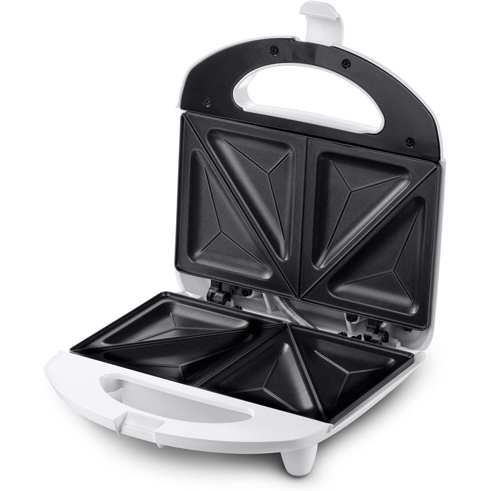 Контактний гриль Ufesa та тостер для сендвічів XXL підходять для всіх розмірів тостів, гриль для стейків і паніні, бутербродниця з антипригарним покриттям, електричний гриль, який легко чистити, ізольовані ручки, 1000 Вт, PR1000 (бутербродниця 750 Вт)