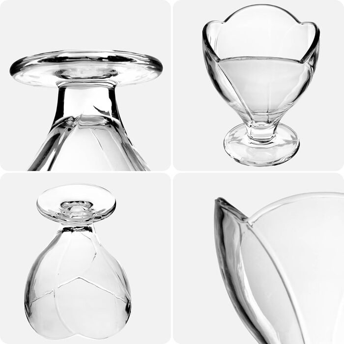 Набір креманок для мороженого 6 шт. 300 мл KADAX