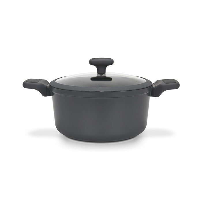 Каструля зі скляною кришкою 24 см 4,7 л TITANIUM PRO Fissman