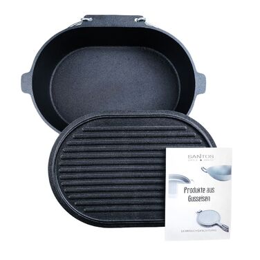 Форма для хліба з чавунного казана 42 x 31 см. Santos