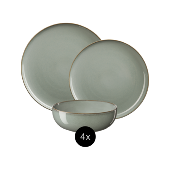 Столовий сервіз з 12 тарілок Eucalyptus Saisons ASA-Selection