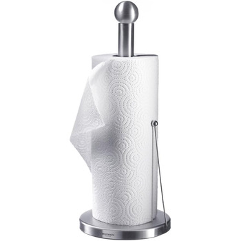 Тримач для кухонного рулону Westmark, з підставкою, розміри ø 15 x 36,5 см, нержавіюча сталь, срібло, 52362260