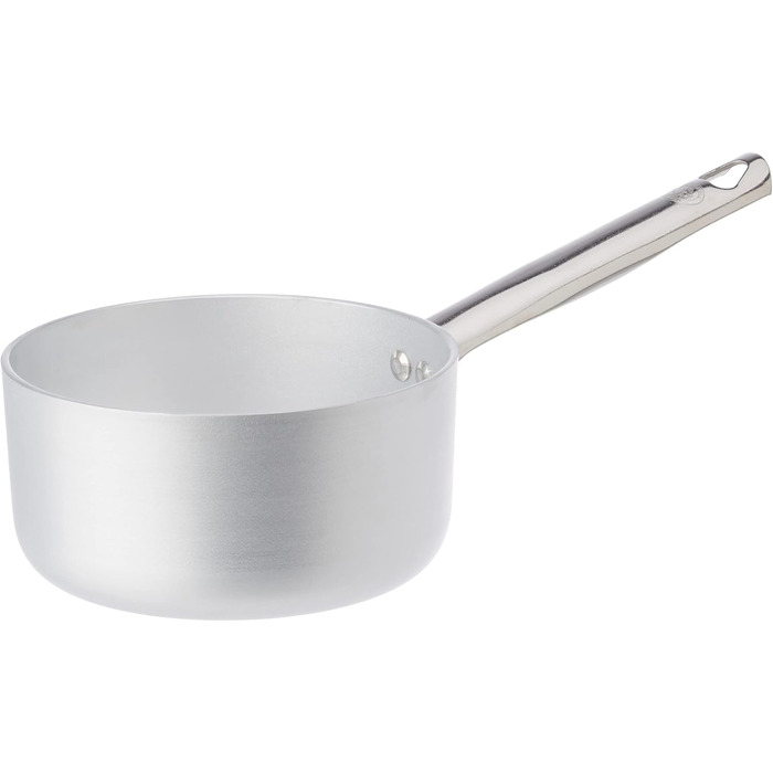 Професійні алюмінієві каструлі 3 мм, глибока каструля з ручкою, 2,6 л (16 см), 10518