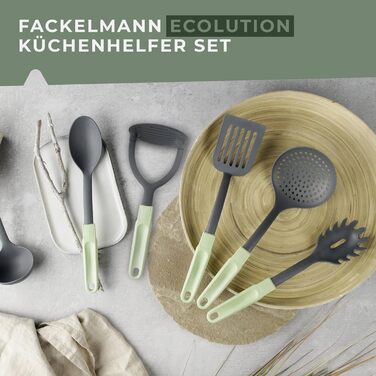 Товкачка для картоплі, сіро-зелена Ecolution Fackelmann