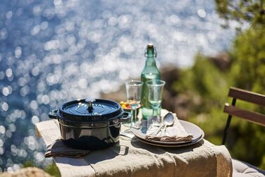 Каструля / жаровня 20 см з кришкою La Mer Staub