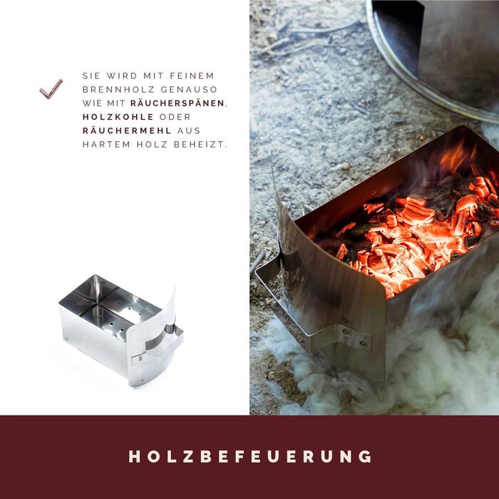 Коптильная бочка на 4 кг мяса Kaiser Company