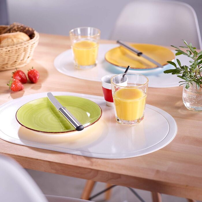 Килимки/килимки Westmark, 4 шт. и, 45,5 x 29 см, вініл, синій/ Saleen Edition Fun (білий)