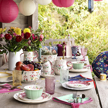 Набір із 4 серветок CreativeTops Festival Folk, 100% бавовна