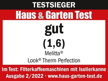 Кавоварка з фільтром та термоглечиком, біла Melitta