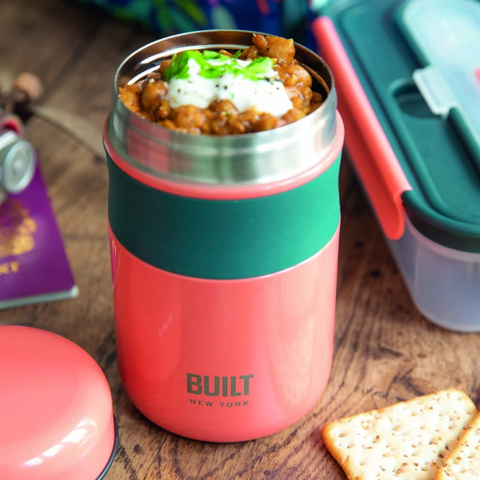 Контейнер для їжі Built Tropic, оранжевий, 9 х 15,5 см, 490 мл