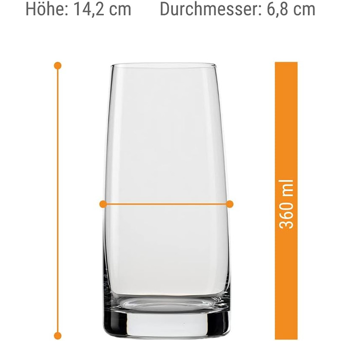 Стакан для воды 0,36 л, набор 6 предметов, Experience Stölzle Lausitz