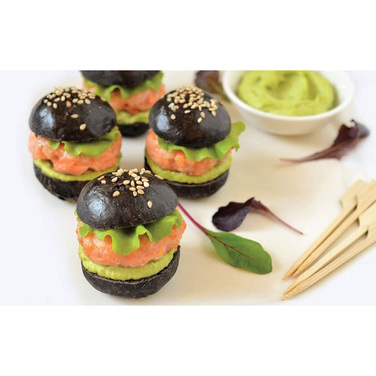 BURGER BREAD Форма силіконова на 6 булочок 200x340 h20 мм, Ø80 мм