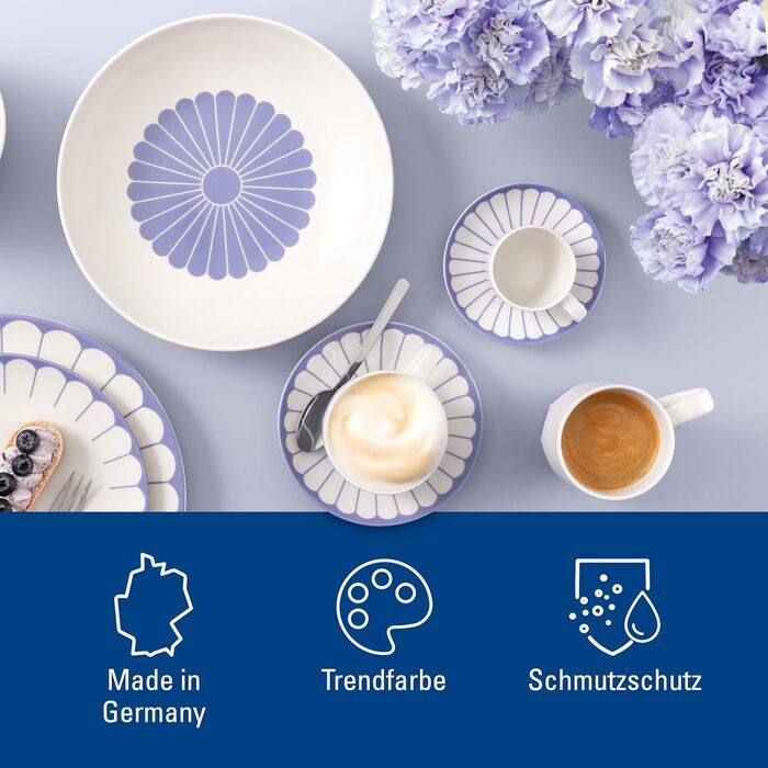 Блюдце до чашки для еспресо 11,7 см, синій Fleur Villeroy & Boch