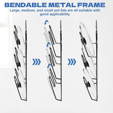 Органайзер для кришок від каструль 2 шт YEXEXINM