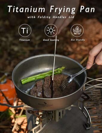 Титанова сковорода для кемпінгу Boundless Voyage