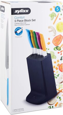 Комфорт с разделочными досками, японская нержавеющая сталь, многоцветный, нож для очистки овощей, нож для очистки овощей, разделочные доски, можно мыть в посудомоечной машине (набор из 5 блоков), 920249