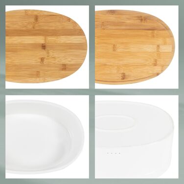 Хлібниця керамічна біла kela