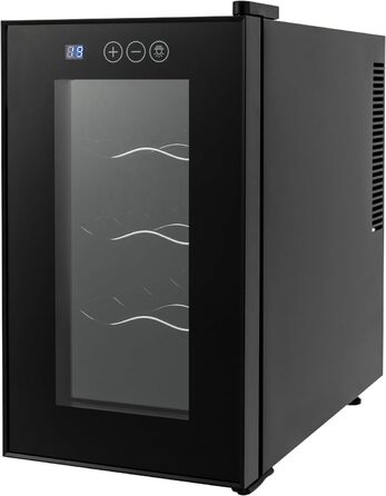Винний холодильник до 10 пляшок чорний DCSYOG