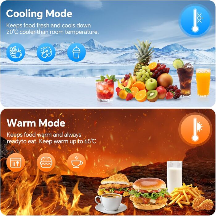 Автохолодильник 24 л 52 Вт сірий Aikku