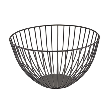 Кошик 24*13 см, чорний, металевий, GenWare